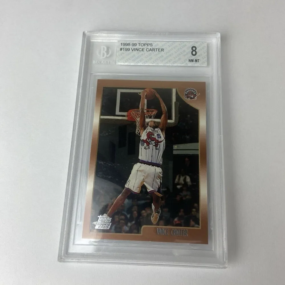 1998-99 Topps Vince Carter #199 Graded Beckett 8 READ